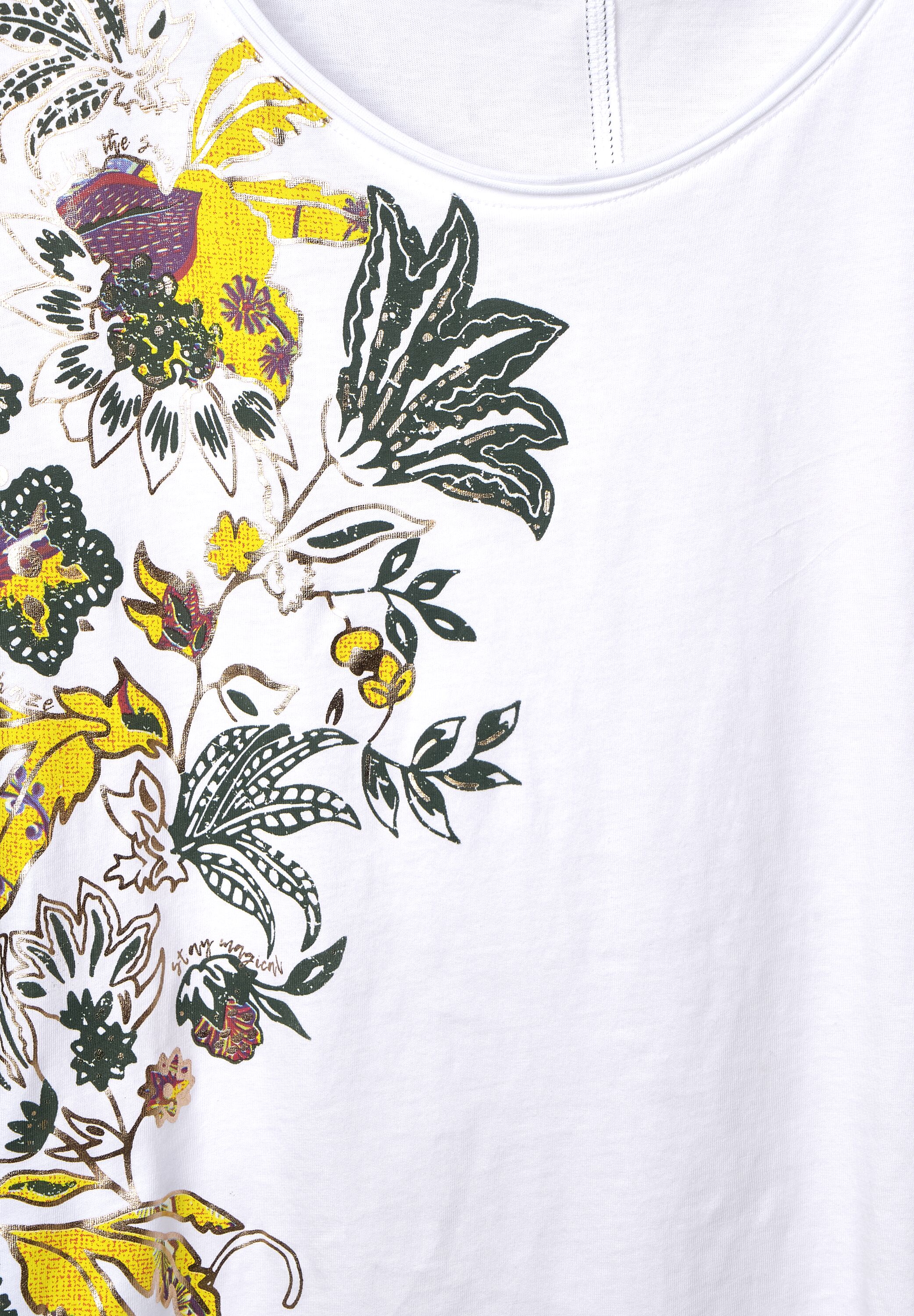 Cecil T-Shirt mit Blumenmuster