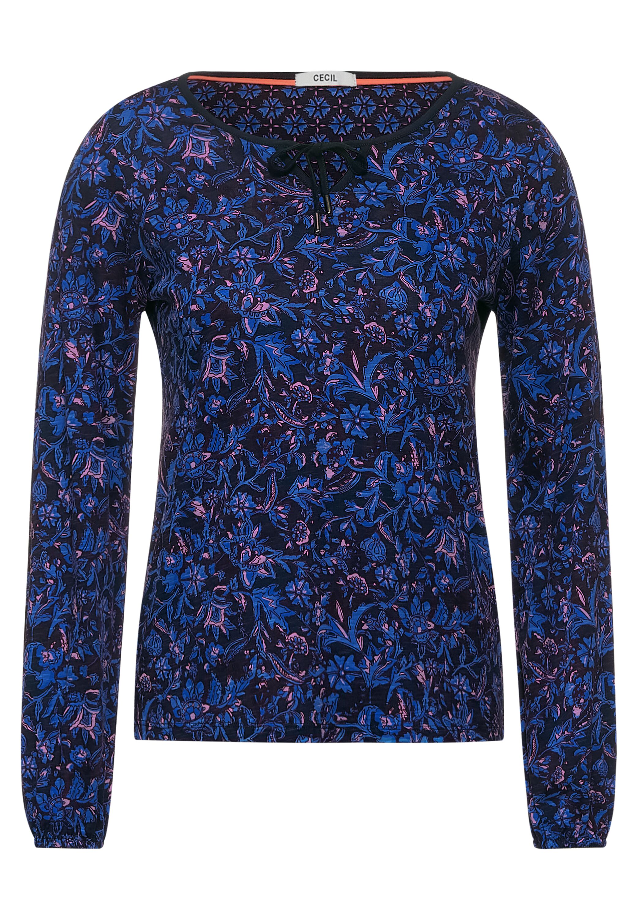 Cecil Tunika-Shirt mit Blumen