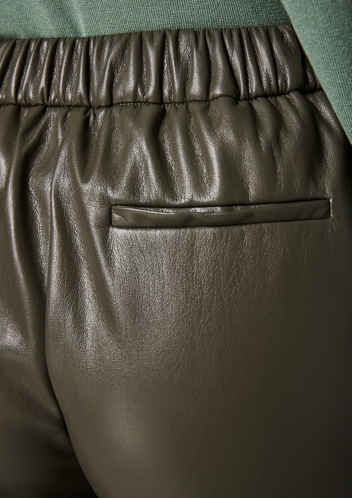 Comma Fake Leather-Hose