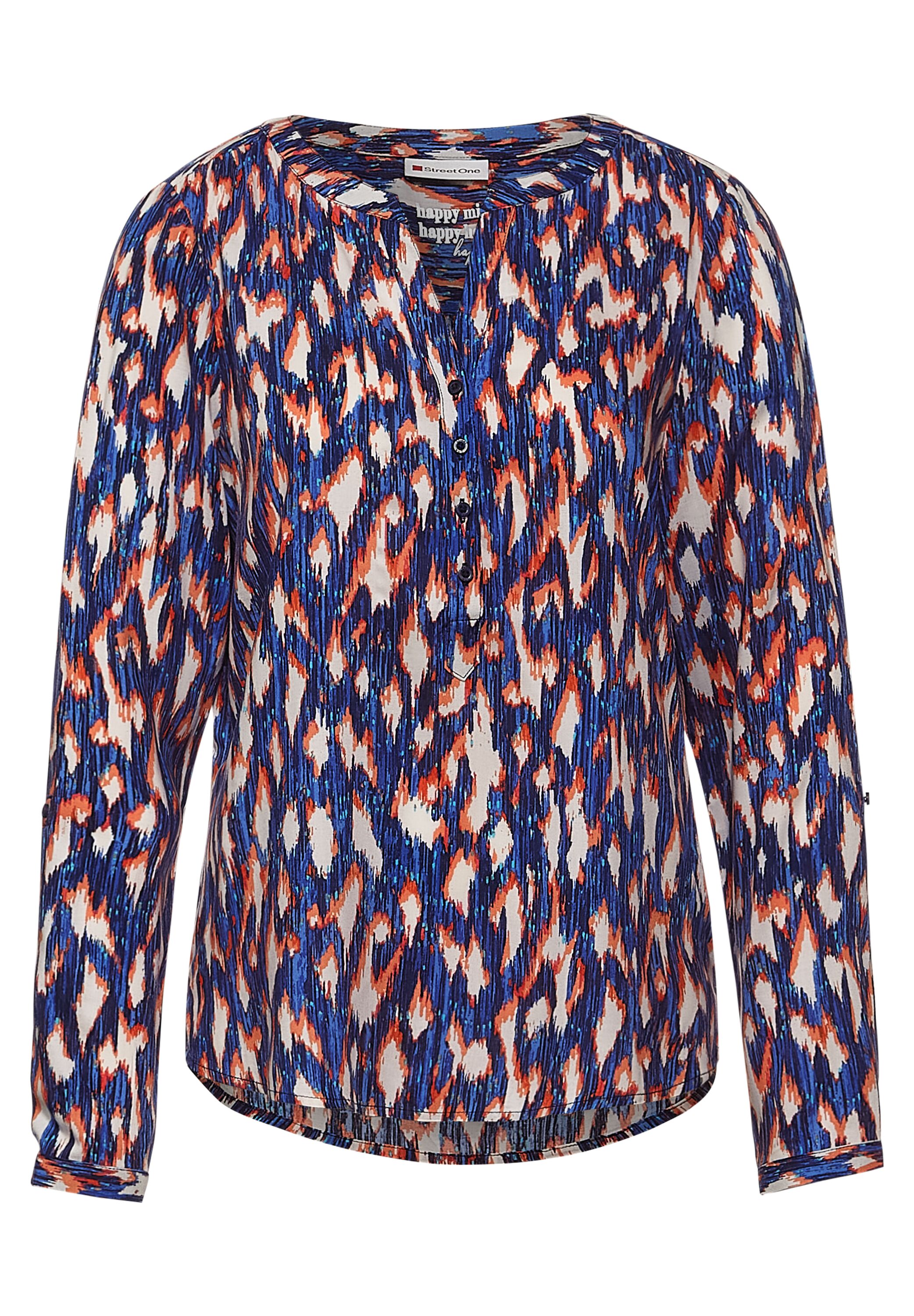 Bluse mit Ikat Muster
